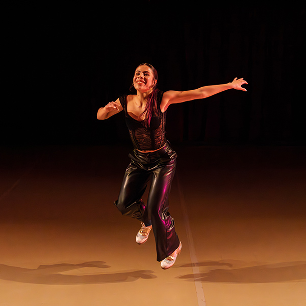 Tap dancer onstage
